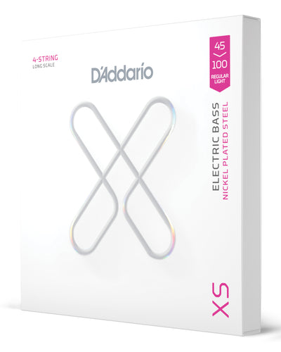 D'Addario XS Bass 45-100 Regular Light, Long Scale Coated Bass Strings