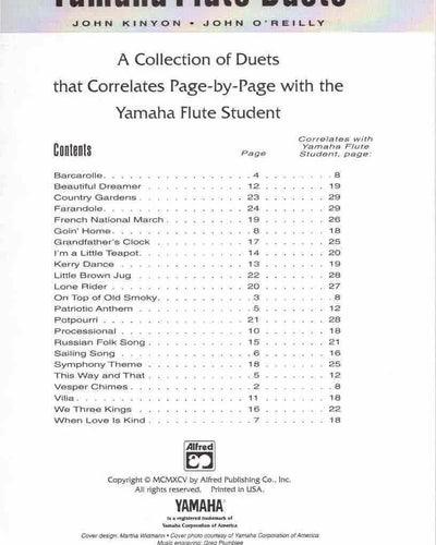 Yamaha Flute Duets