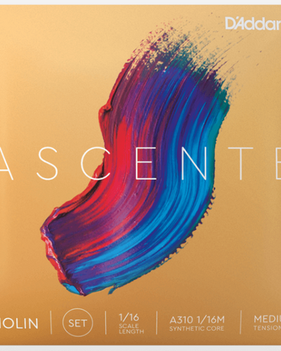 Ascente Violin 1/16 Scale Set Med Tension