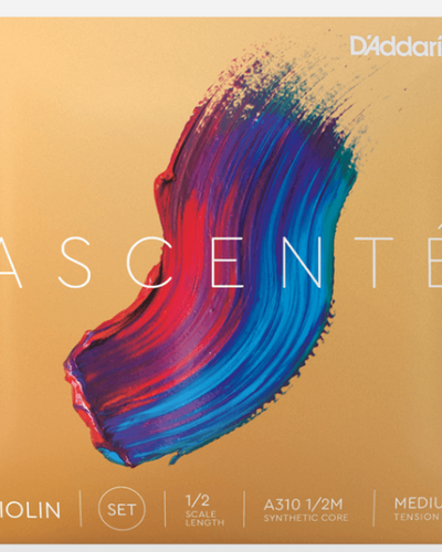 Ascente Violin 1/2 Scale Set Med Tension