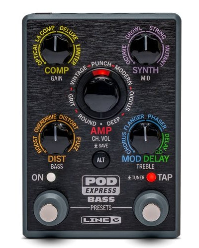 Line 6 Pod Express Bass Guitar Pedal