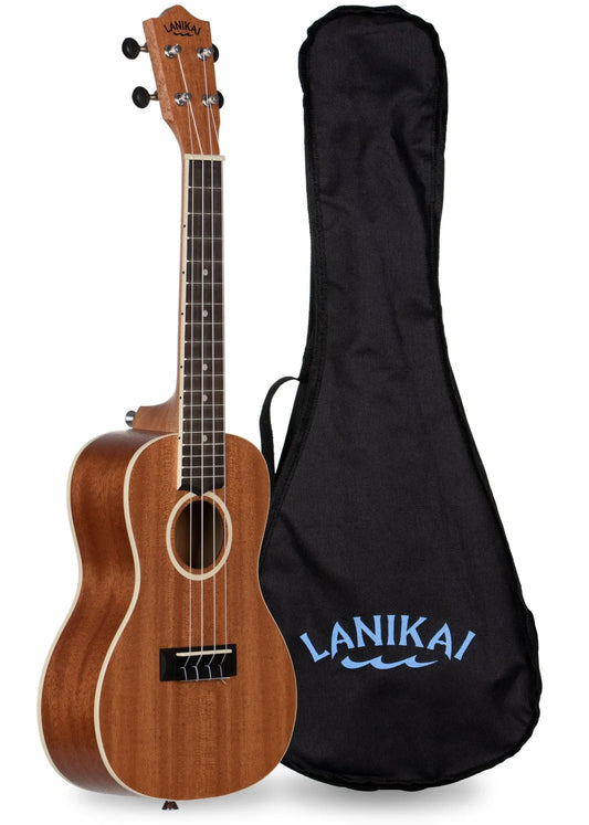 Lanikai Okoume Concert Uke w/Binding & Gig Bag