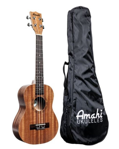 Amahi Select Mahogany Concert Uke w/ Gig Bag