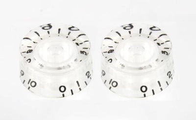 AllParts Clear Speed Knobs (pair)