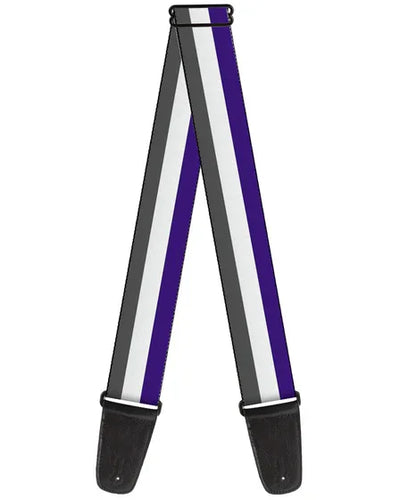 Buckle-Down Stripes Purple/White/Gray