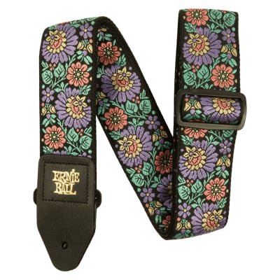 Ernie Ball Classic Jacquard Strap Evening Bloom