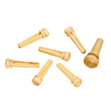 D'addario 7pc Boxwood Bridge Pin Set (Includes End Pin)