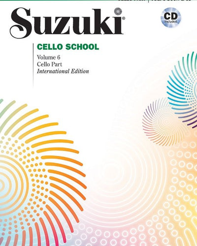 Suzuki Cello Part Vol. 6 Book & CD