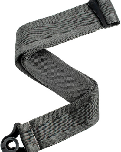 D'addario Auto-Lock Strap Metal Grey