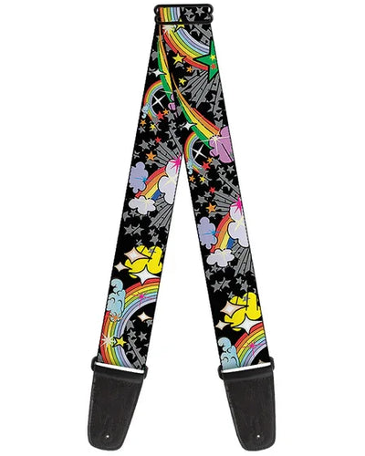 Buckle-Down Rainbow Cloud Stars Black