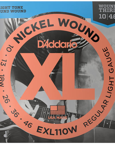 D'addario XL Wound 3rd 10-46 Nickel Wound Set
