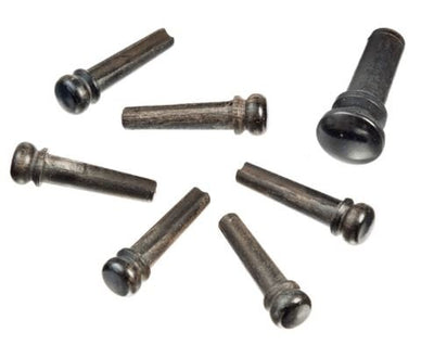 D'Addario Ebony Bridge Pin and Endpin Set