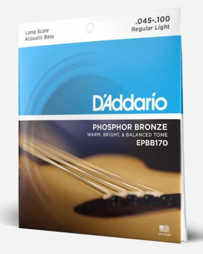 D'Addario Acoustic Bass 45-100 Long Scale Light Strings