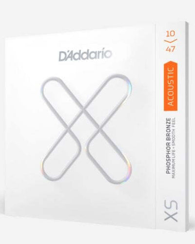 D'Addario XS Acoustic 80/20 String Set Extra Light 10-47