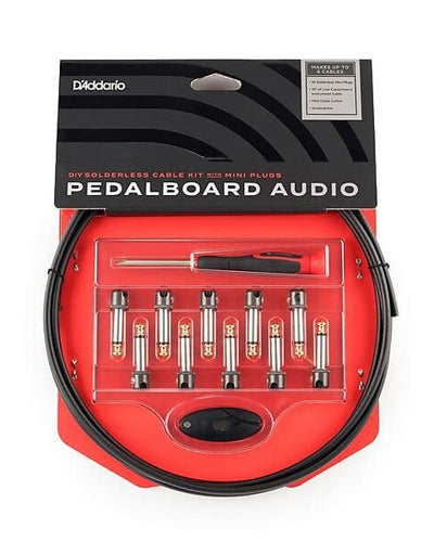 D'Addario Solderless Custom Cable Kit 10 feet 10 plugs