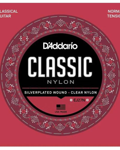 D'Addario EJ27N Nylon Guitar Strings (Normal Tension)