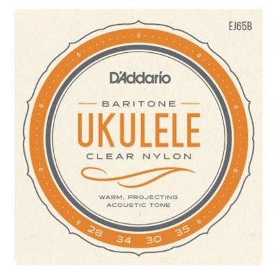 D'Addario Clear Baritone Ukulele Strings