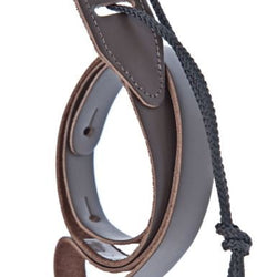 D'Addario Brown Leather Mandolin Strap