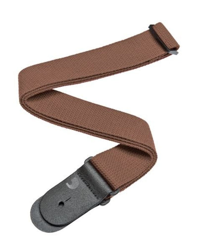 D'Addario 50MM Cotton Strap - Brown