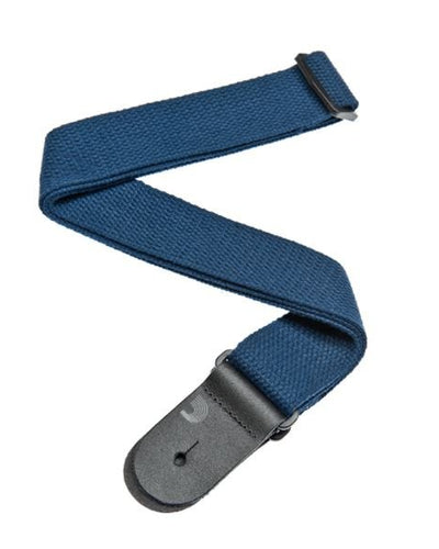 D'Addario 50MM Cotton Strap - Navy Blue