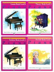 Alfred Level 4 Bundle Includes Lesson Theory Recital Technic