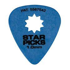 Everly Star Picks 1.0mm Blue 12 PK