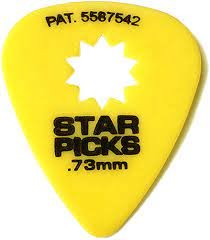 Everly Star Picks .73mm Yellow 12 PK