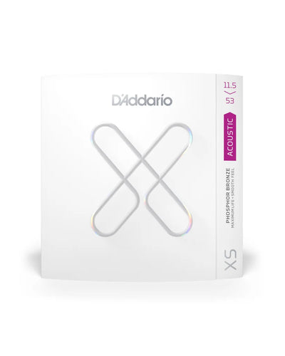 D'Addario XS Acoustic String Set Custom Light Plus 11.5-53