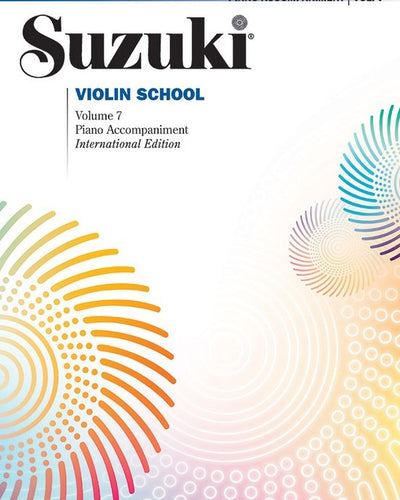 Suzuki Violin School Vol. 7 Piano Accompaniment International Edition