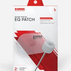 Evans EQ Double Pedal Patch Clear Plastic