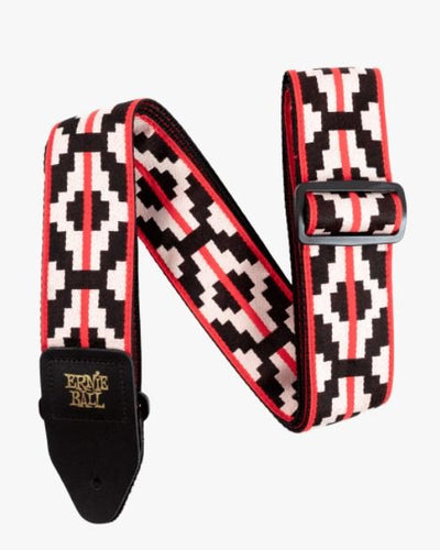 Ernie Ball Ristra Red Jacquard Guitar Strap