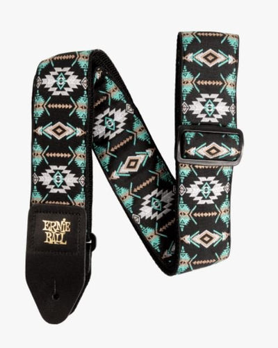 Ernie Ball Southwestern Turquoise Jacquard Guitar Strap