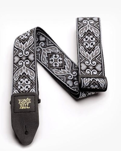 Ernie Ball Tribal Silver Jacquard Guitar Strap