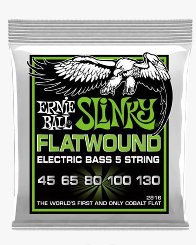 Ernie ball Slinky Flatwound 5 string Bass 45-130