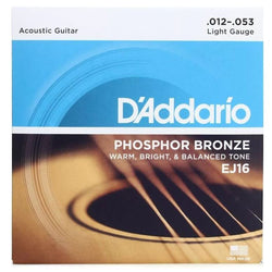 D'Addario EJ16 12-53 Phosphor Bronze