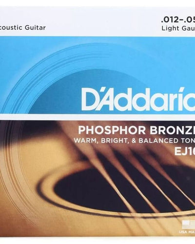 D'Addario EJ16 12-53 Phosphor Bronze