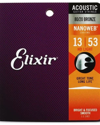 Elixir Acoustic 80/20 Nanoweb 13-53
