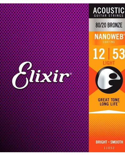 Elixir Acoustic 80/20 Nanoweb 12-53
