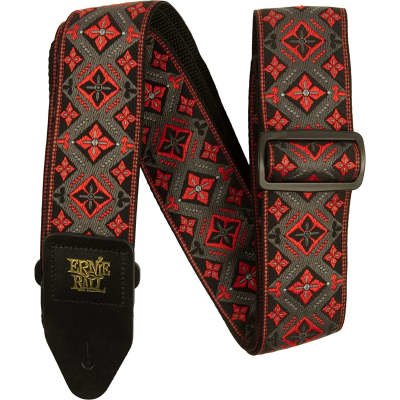 Ernie Ball Classic Jacquard Strap Red King