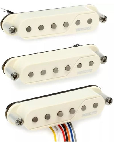 Fishman Fluence Single Width Set - White