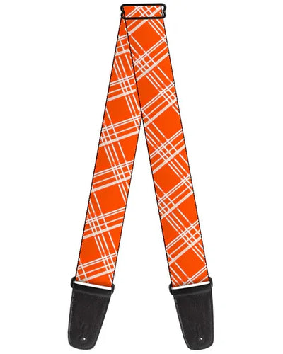 Buckle-Down Plaid X4 Oranges/White