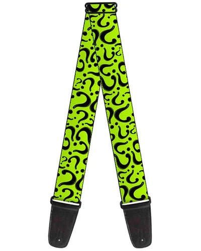 Buckle-Down Question Mark Scattered Lime Green/Black