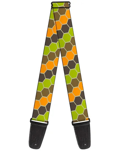 Buckle-Down Honeycomb Green/Orange