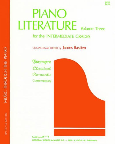 Bastien Piano Literature 3