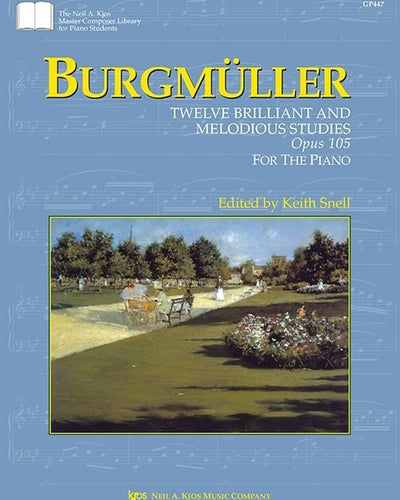 Burgmuller 12 Brilliant & Melodious Studies