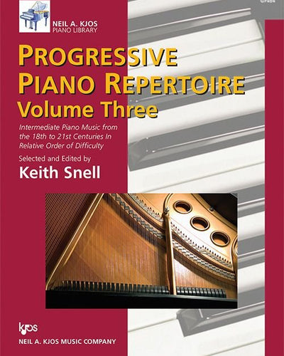 Progressive Piano Repertoire Vol.3 Keith Snell
