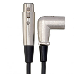 Hosa 3' XLR Straight - Right Angle