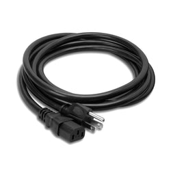 Hosa 8' Power Cord IEC C13 NEMA 5-15P 14 G
