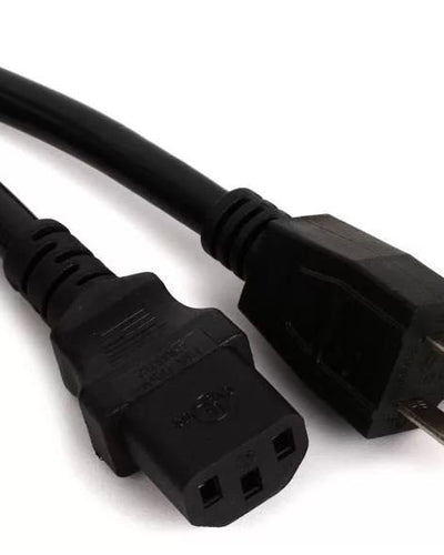 Hosa Power Cord IEC C13 Nema 5-15P 15FT 14ga
