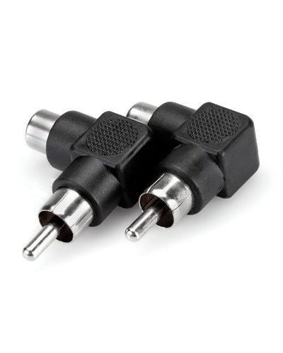 Hosa Right Angle Adaptors RCA-RCA